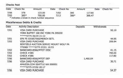 Bank Statement Pdf To Csv Conversion - Ordinary Ocr Vs Receipt Bot Ocr